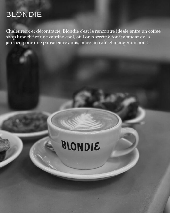 blondie café à paris avec Vanessa Sposi